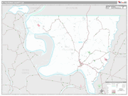 West Feliciana Wall Map Premium Style